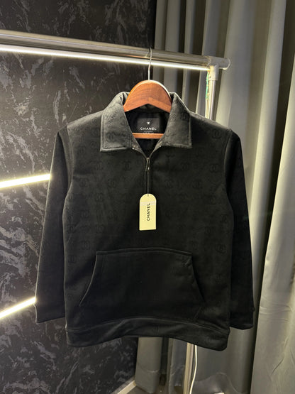 Chane l Paris Imported Sweatshirt ( Black )