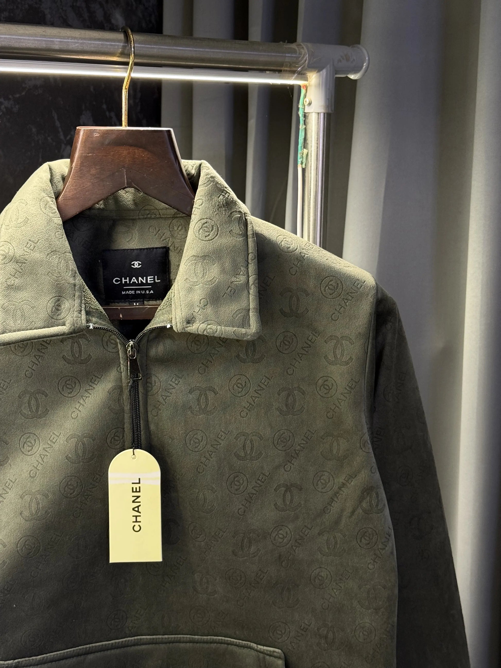 Chane l Paris Imported Sweatshirt (Green)