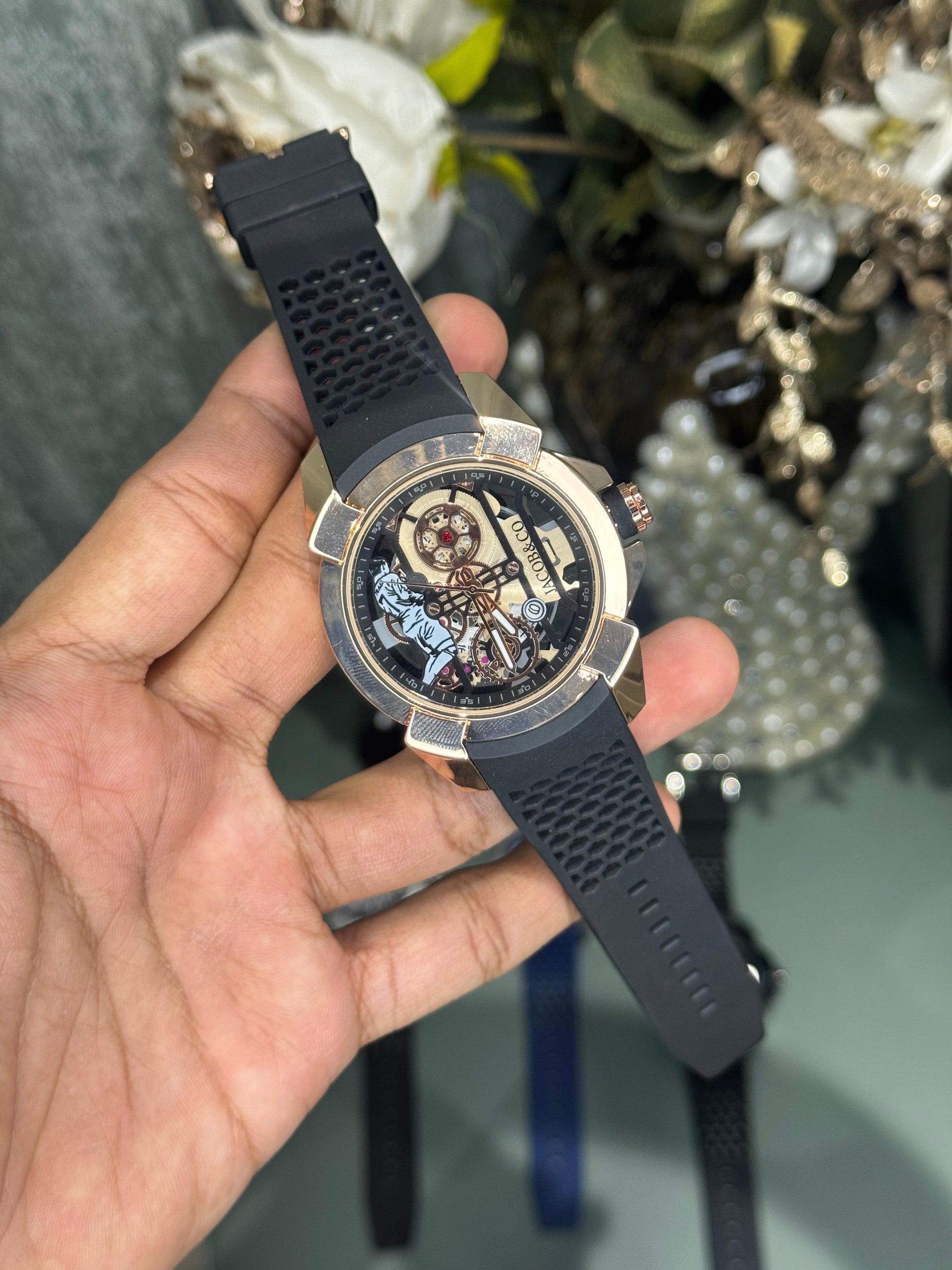 Jacob&Co. Cr7 Copper Black Quartz Premium Watch