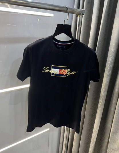 Tommy Hilfiger Black Logo Work Premium T-Shirt