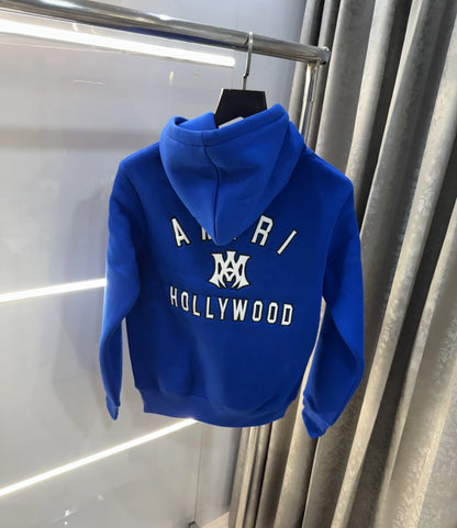 Amir i Blue Logo Work Imported Hoodie