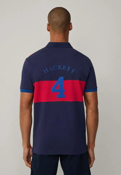 Hacket Red Logo Work Premium Polo T-Shirt