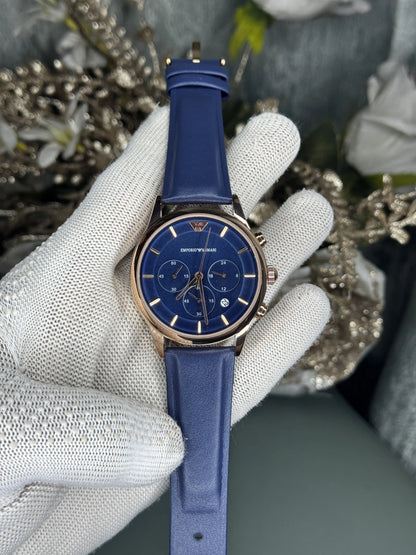 Emporio Arman i Copper Blue Chronograph Premium Watch