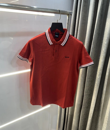 Hugo Boss Rust Premium Polo T-Shirt
