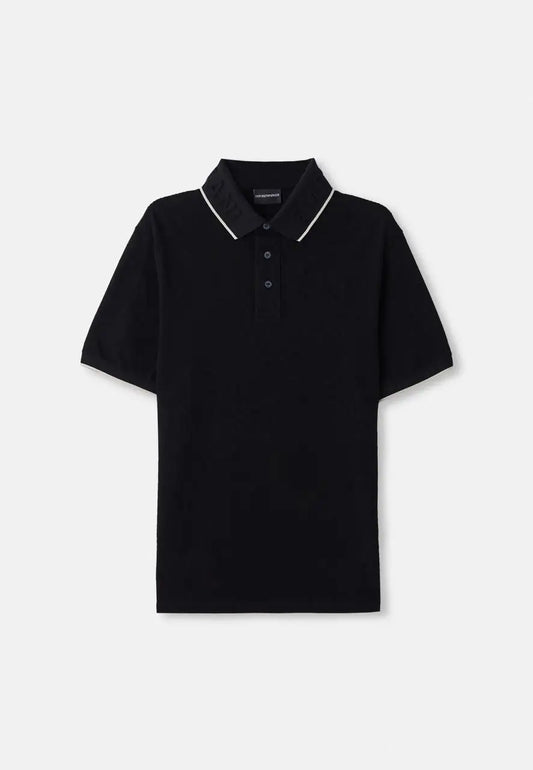 Emporio Arman i Black Premium Polo T-Shirt