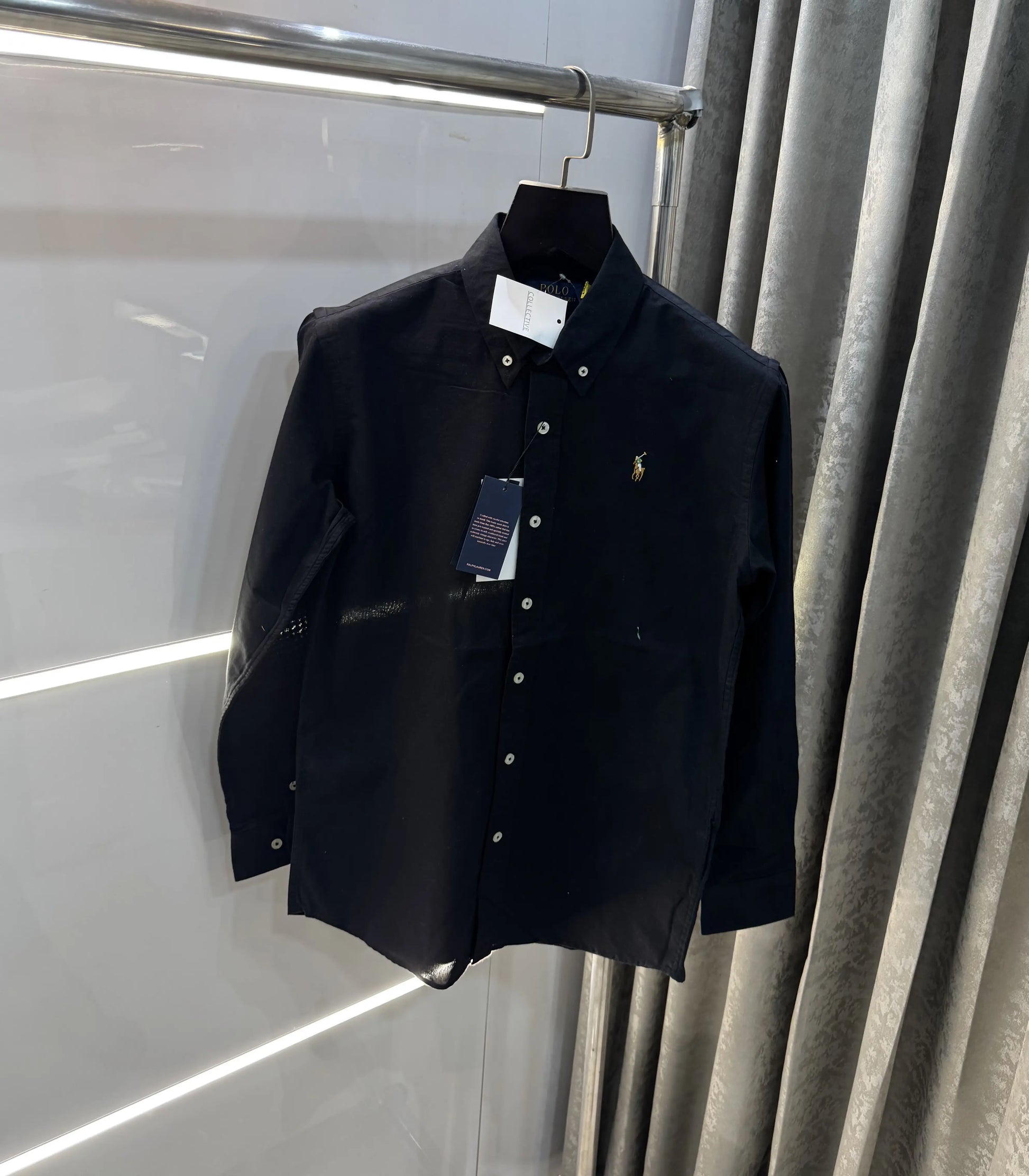 Ralph  Lauren White Embroidery Logo Classic Shirt