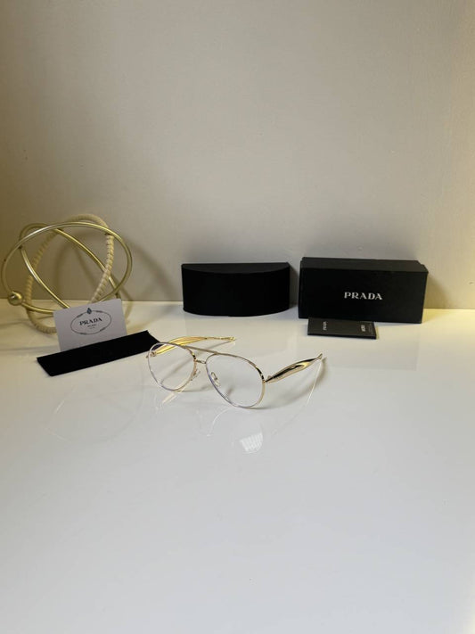 Prada_122_Gold_Aviator_Frame