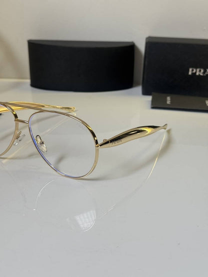 Prada_122_Gold_Aviator_Frame