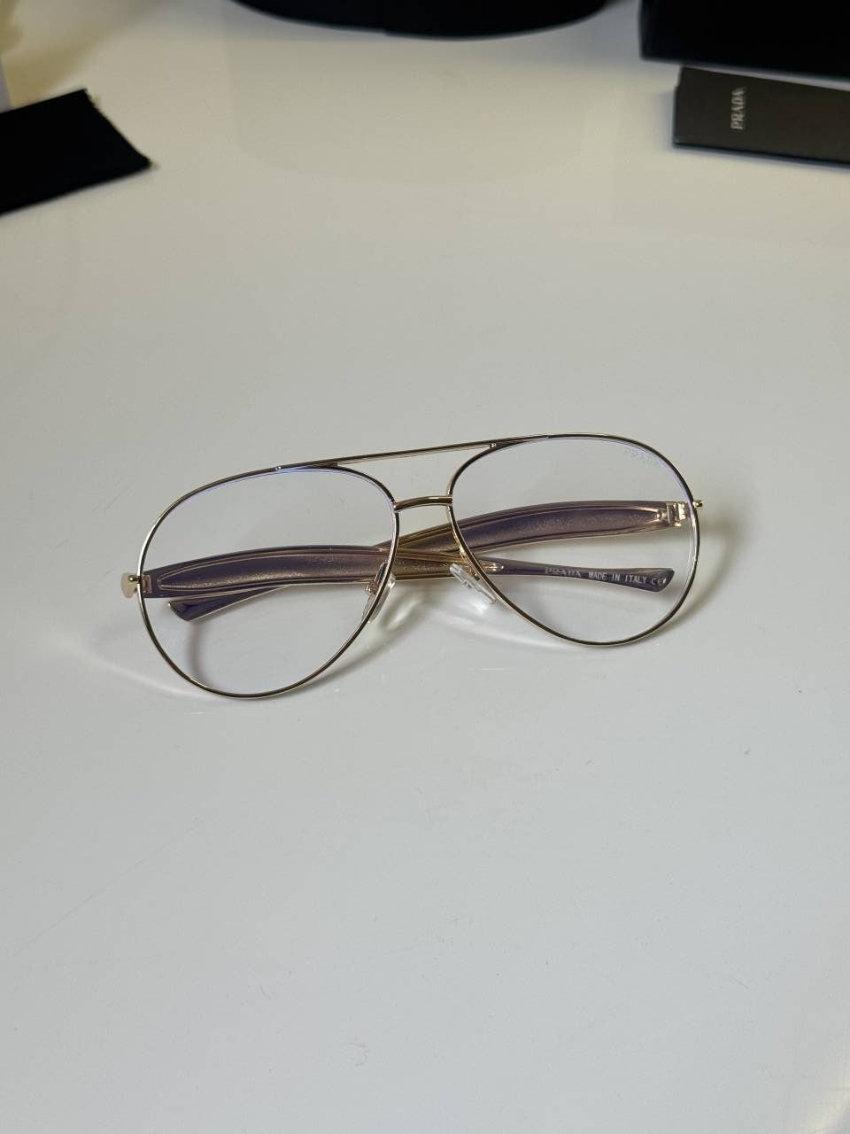 Prada_122_Gold_Aviator_Frame
