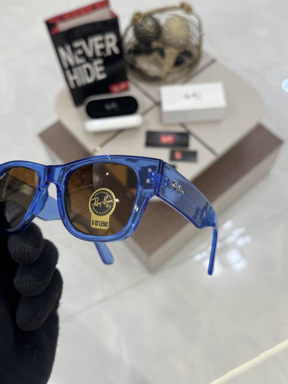 Rayban_840_Blue_Brown_Mega_Brown