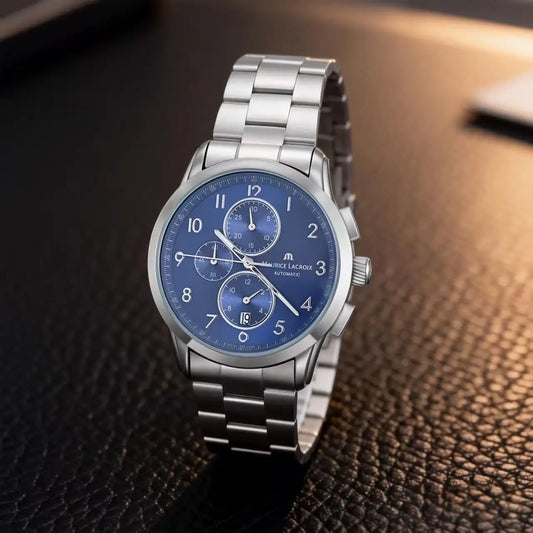 Maurice Lacroix Pontos Silver Blue Premium Watch