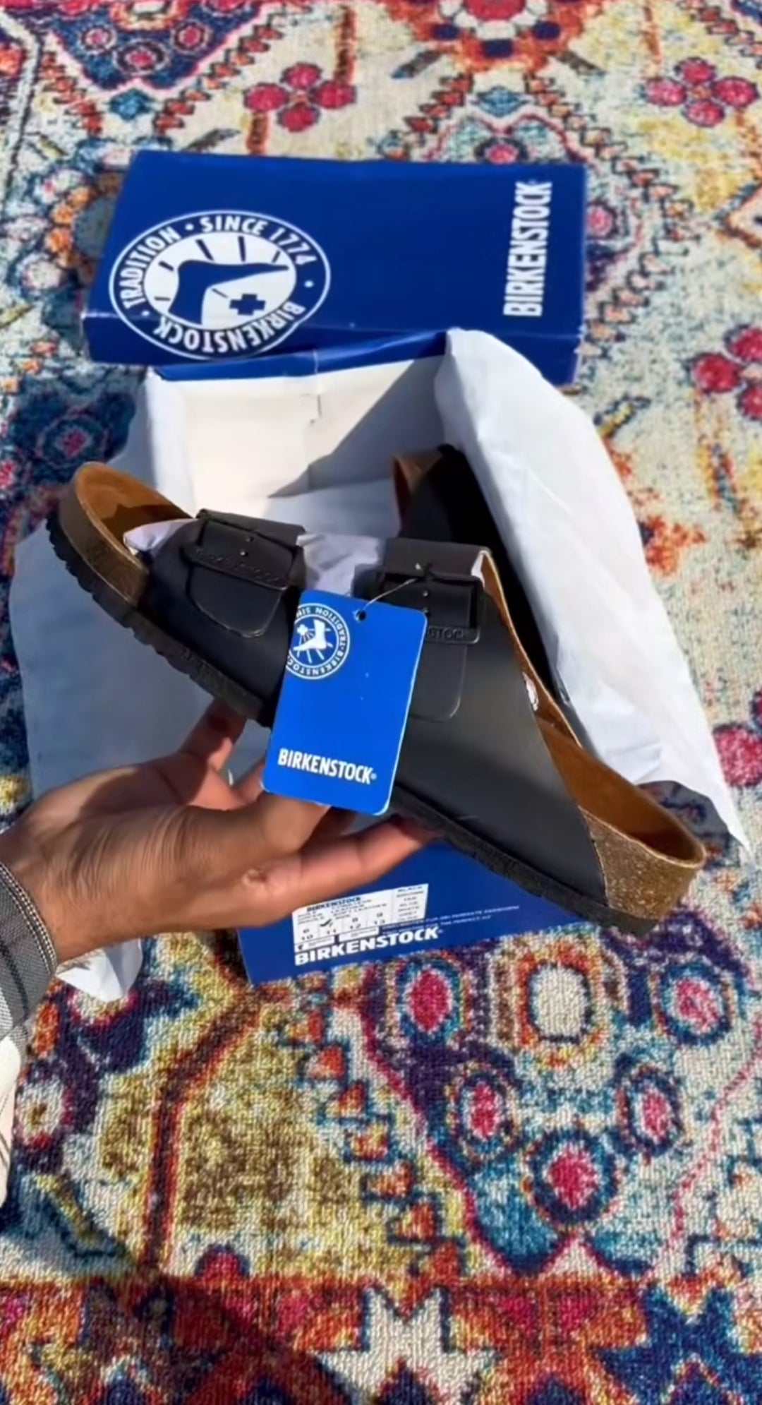 Birkenstock Arizona Black Brown softy leather
